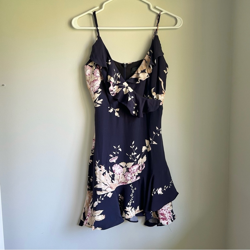 MAJORELLE Navy Floral Mini Dress